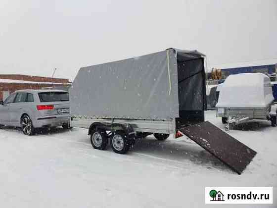 Прицеп легковой двухосный Rinal 3.5*1.5 c трапом Уфа