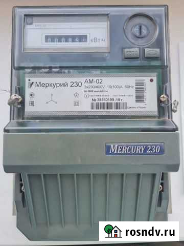 Счетчик электроэнергии Меркурий 230 ам-02 Салават - изображение 1