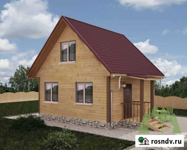 Дом из бруса 6х6 м готовый комплект №53 + монтаж Кировград - изображение 1