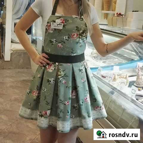 Фартуки официантов, барменов, продавцов. Вышивка Геленджик - изображение 1