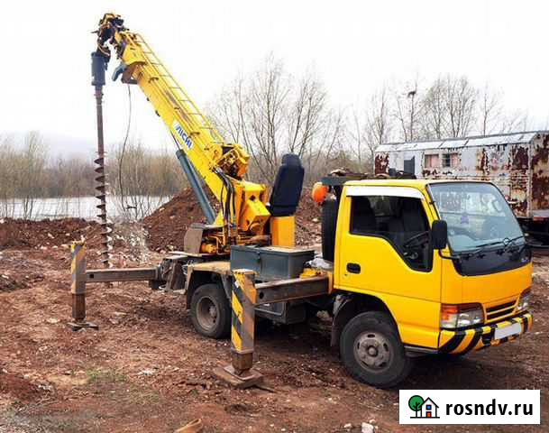Ямобур в Чебаркуле, винтовые сваи, бурение под заб Чебаркуль - изображение 1