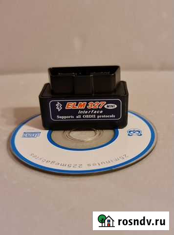 Диагностический автосканер адаптер обд2 елм327 Саратов - изображение 1