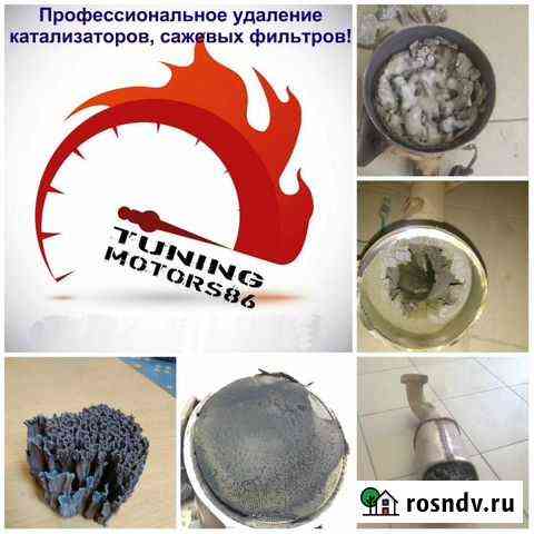 Удаление катализаторов, сажевых, EGR Югорск