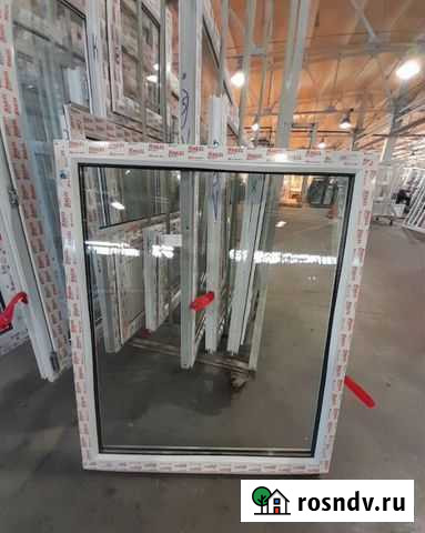 Окно Пластиковое. Глухое. 850*1340. Усмань Усмань - изображение 1