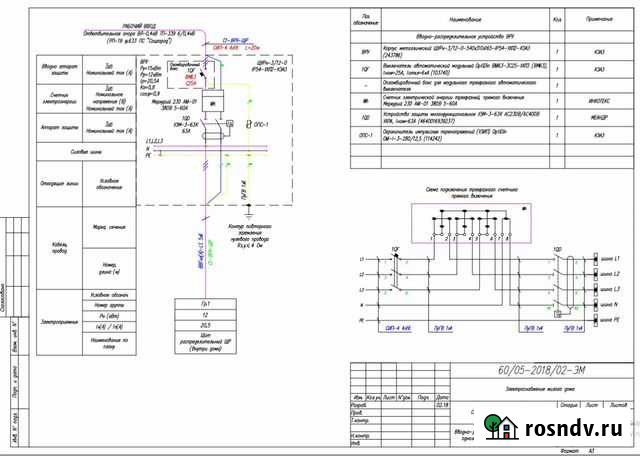 Проект электрики. Проект электроснабжения Нижний Новгород - изображение 1