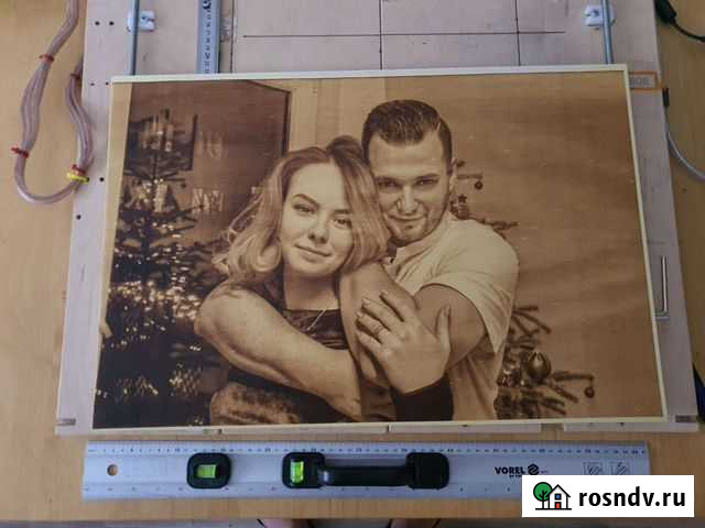 Выжигание портретов по фото на фанере Петрозаводск - изображение 1