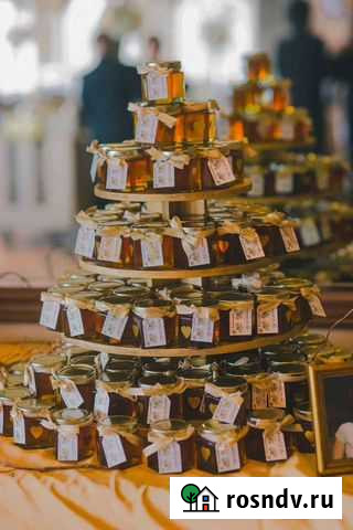 Бонбоньерка на свадьбу.Мёд на свадьбу. комплименты Чебоксары - изображение 1