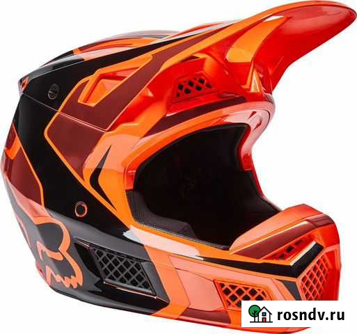 Кроссовый мотошлем Fox V3 RS Helmet Котельники - изображение 1