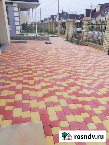 Укладка тротуарной плитки,брусчатки.Асфальт Волгоград - изображение 1