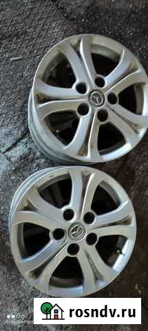 Диски ориг Mazda 3 BL 2013гв 5х114.3 15х6j ET50 Октябрьский - изображение 1