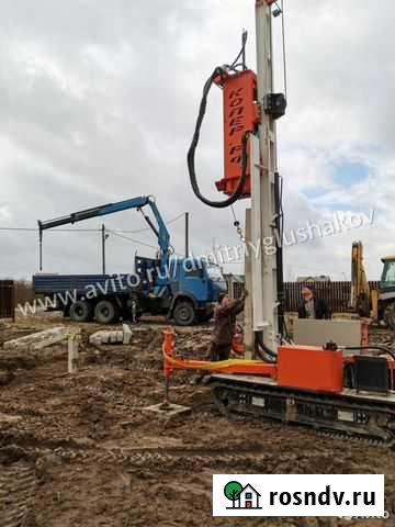 Железобетонные сваи с установкой под фундамент Луга - изображение 1