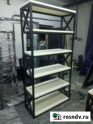 Стеллаж в стиле loft Псков - изображение 1