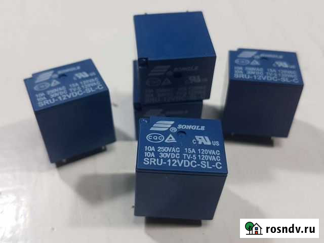 Реле SRU-12VDC-SL-C 10A 5PIN Ладожская - изображение 1