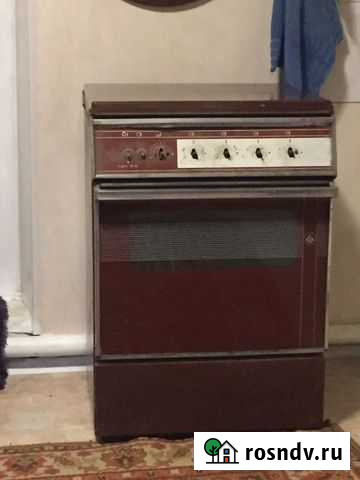 Газовая плита 60 см б/у Анапа - изображение 1