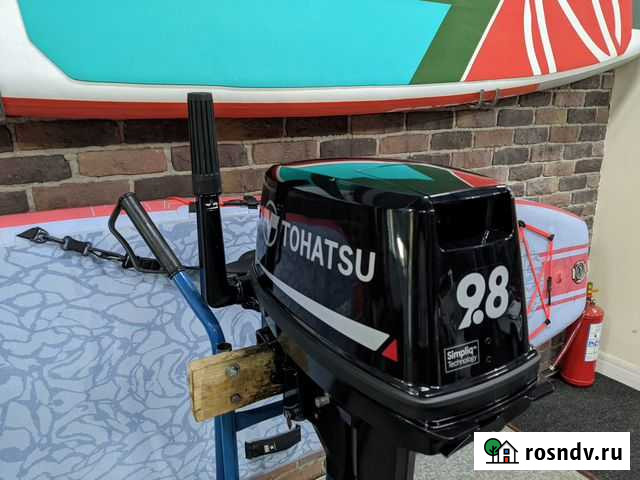 2х-тактный лодочный мотор Tohatsu M 9.8 BS новый Курск - изображение 1