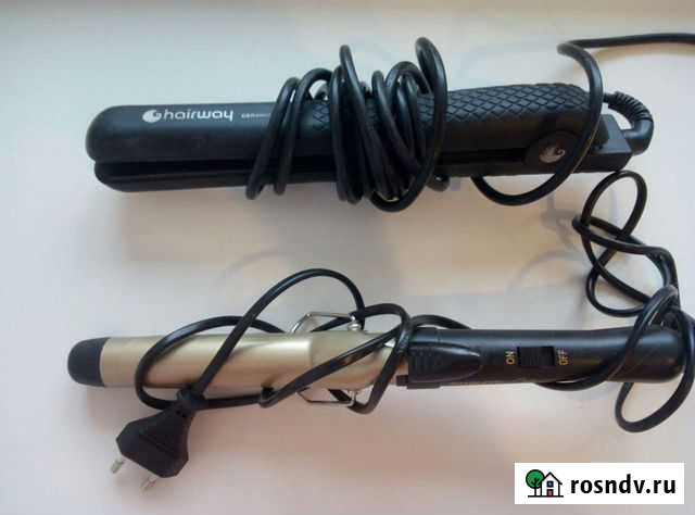 Щипцы керамические, утюжок выпрямитель волос + пло Мурино - изображение 1