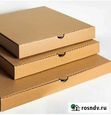 Короб, пицца, гофроящик для пиццы с логотип и без Ростов-на-Дону - изображение 1