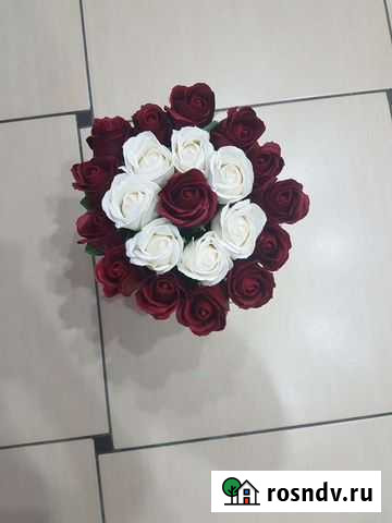 Цветы из мыльной пены и брелки под заказ Южно-Сахалинск - изображение 1