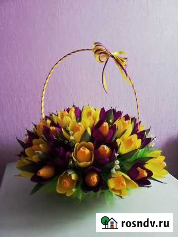 Букеты и корзины из конфет Норильск - изображение 1