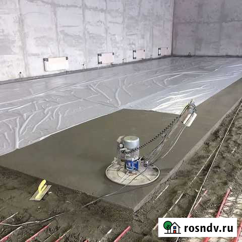 Стяжка для пола / Полусухая стяжка пола за день Каспийск - изображение 1