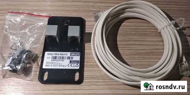 Датчик температуры HTemp-1Wire Rack 19 Санкт-Петербург - изображение 1