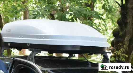 Автомобильный бокс LUX600 440L, серый матовый Калуга