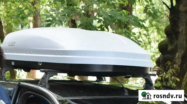 Автомобильный бокс LUX600 440L, серый матовый Калуга - изображение 1