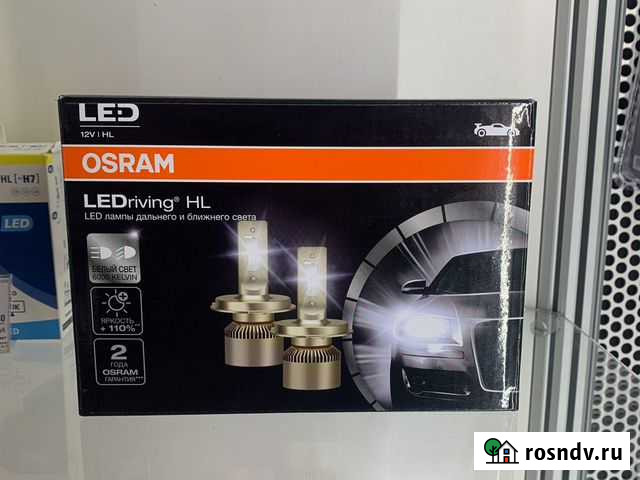 Светодиодные лампы H4 osram 6000К Тула - изображение 1