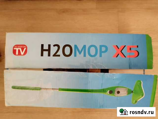 Новая Паровая швабра H2OX5 + набор сменных насадок Чебоксары - изображение 1