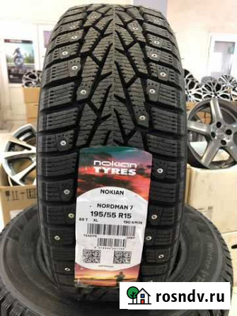 Nokian Nordman 7 195/55 R15 4шт Прокопьевск - изображение 1