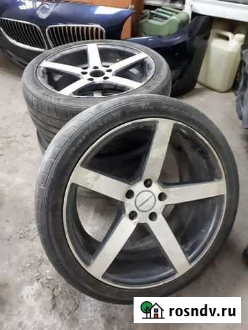 Колеса Vossen CV3 R18 и резина 245 40 и 265 35 Томск - изображение 1