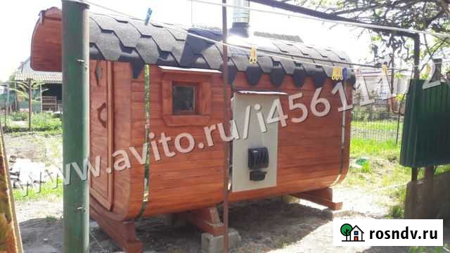 Квадро баня 3,5 метра с козырьком Зерноград - изображение 1