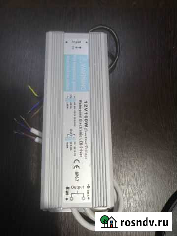 Продам новый влагозащищенный блок питания 100w. Вс Усолье-Сибирское - изображение 1