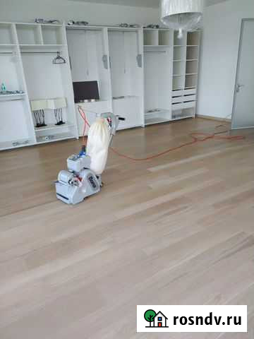 Шлифовка паркетной доски. Паркетные работы Тверь - изображение 1