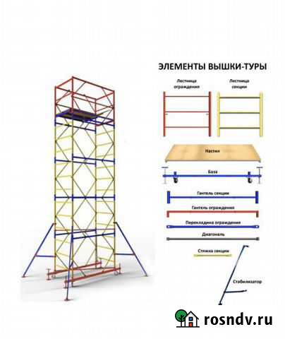 Вышка Тура и Строительные леса, доставка на объект Новый Уренгой - изображение 1