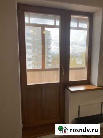 Деревянная дверь с окном со стеклопакетом Кемерово - изображение 1