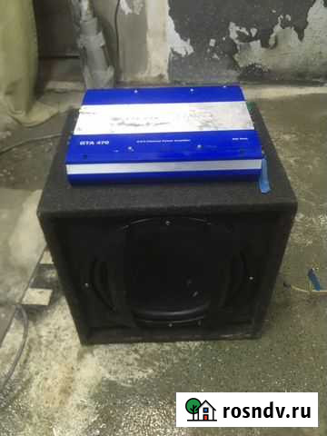 Сабвуфер alpine с усилителем Первоуральск - изображение 1
