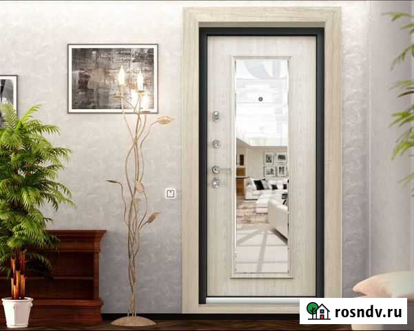 Входные двери с зеркалом юг-9 Коммунарка - изображение 1