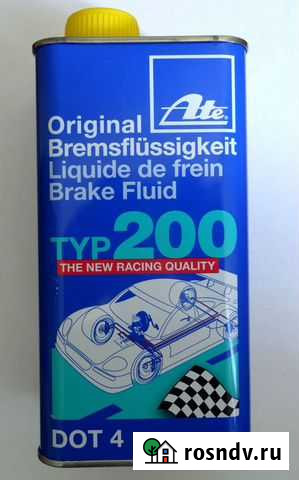 Жидкость тормозная dot 4, Brake Fluid TYP 200, 1 Гусь-Хрустальный - изображение 1