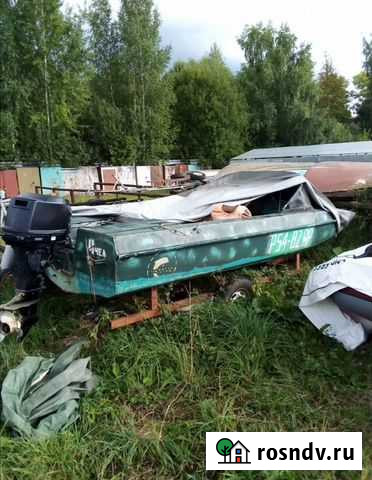 Лодка Обь-3м двигатель Тохацу-40 Рыбинск - изображение 1