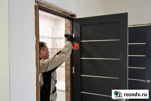 Установка межкомнатных дверей. Входных дверей Курск - изображение 1