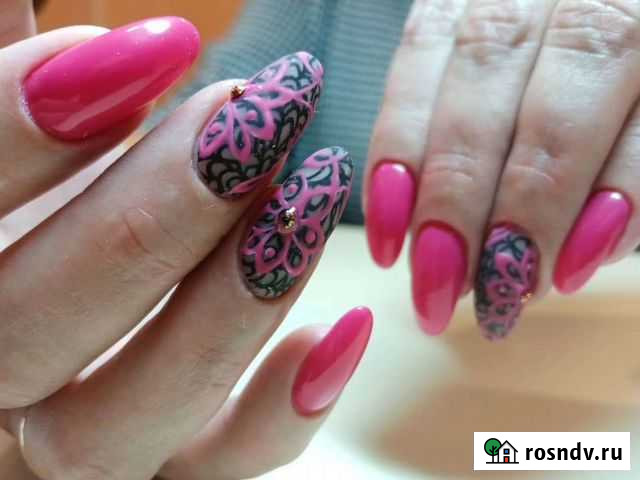 Маникюр, педикюр, наращивание ногтей, гель - лак Липецк - изображение 1