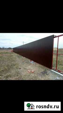 Установка заборов из проф листа и бурение лунок Новочеркасск - изображение 1