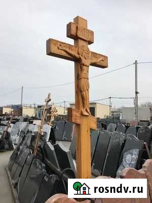 Надгробный крест из дуба,листвиница Пермь - изображение 1