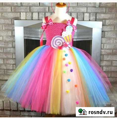 Новогодний костюм для девочки Конфетки Дубовое - изображение 1