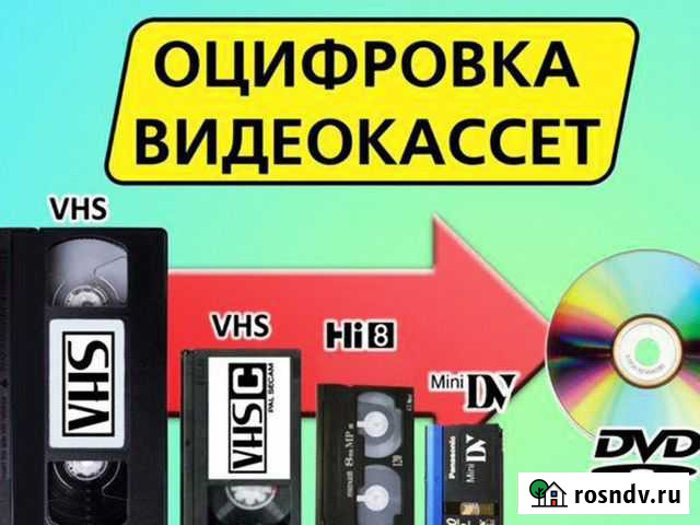 Перезапись с видеокассет на DVD диск Белогорск - изображение 1