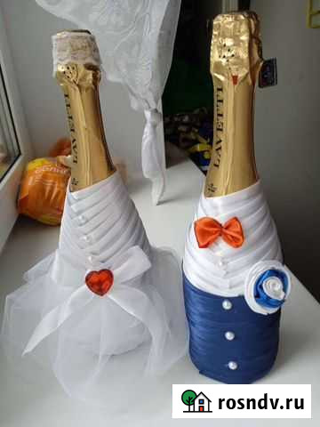 Украшение для свадебных бутылок Димитровград - изображение 1