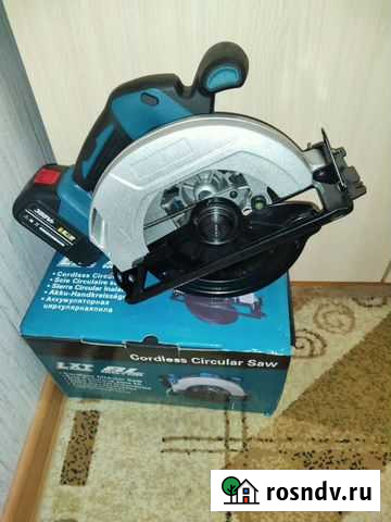 Ручная, аккумуляторная, дисковая пила (тушка) Губкин - изображение 1