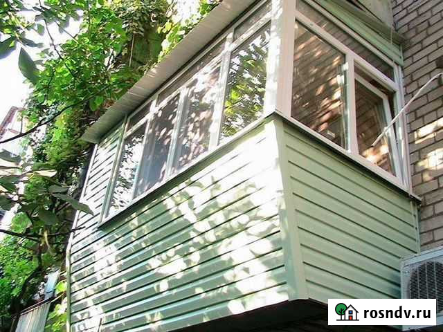 Остекление и утепление балкона Псков - изображение 1