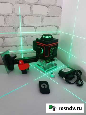Лазерный уровень нивелир 4D/16 линий 360 (зеленый) Химки - изображение 1
